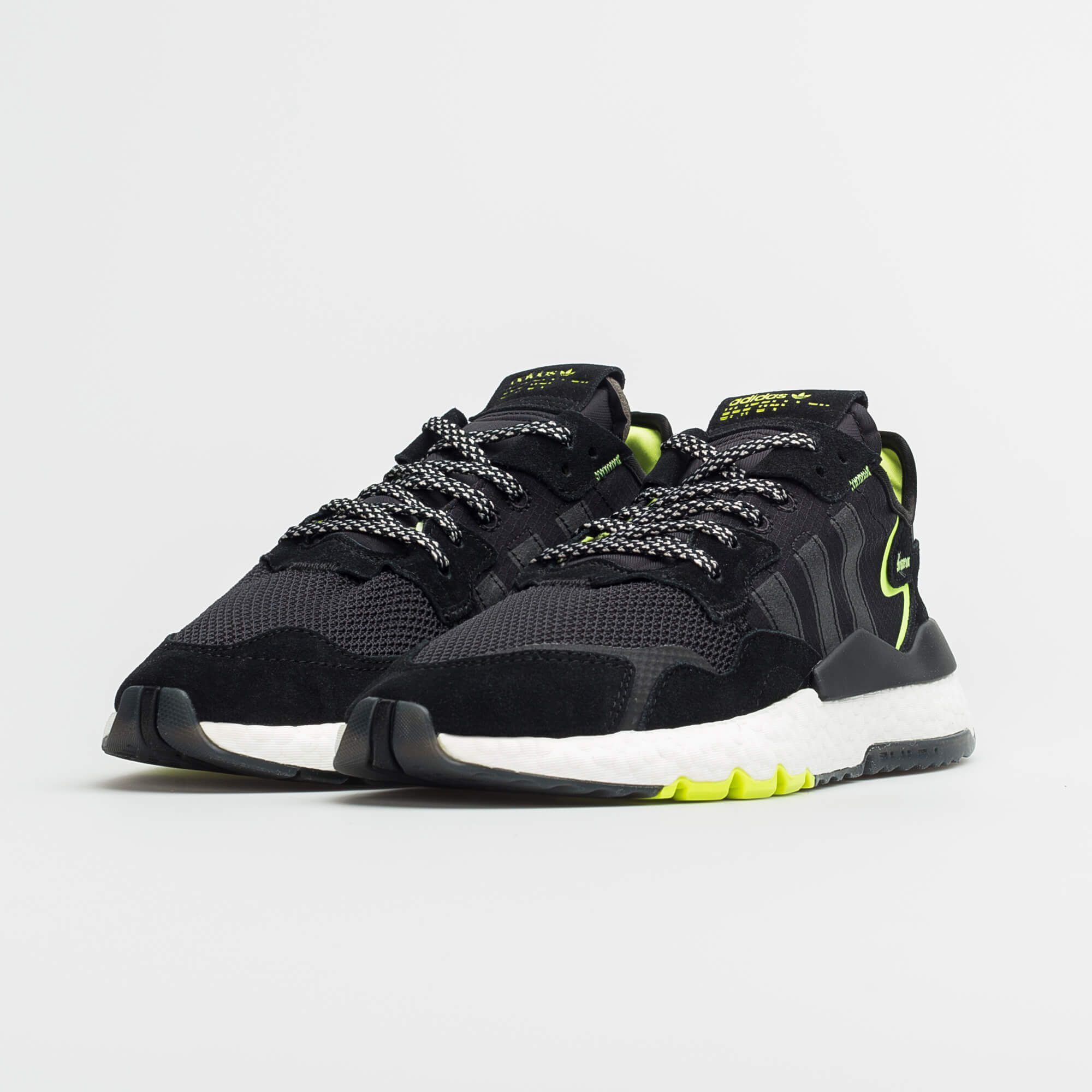 Adidas Nite Jogger Black Solar Yellow