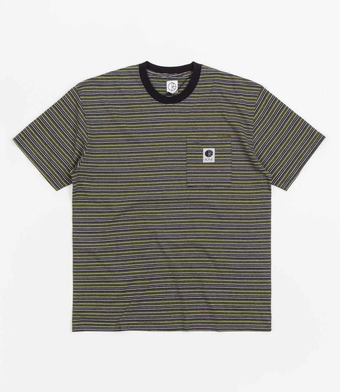 Polar - Stripe Pocket T-Shirt - Black/Green