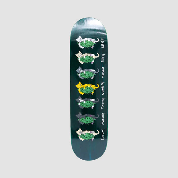 RIPNDIP Days Of The Week Skateboard Deck - Teal