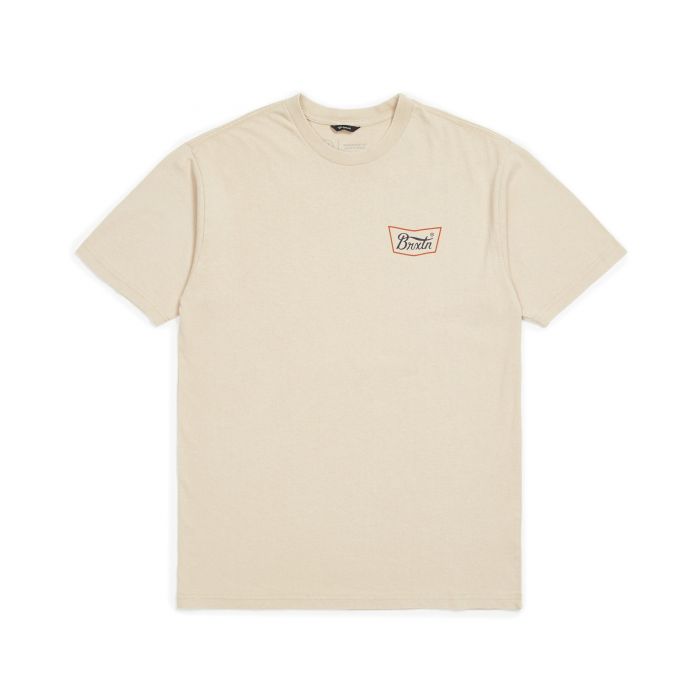 BRIXTON STITH S/S STANDARD TEE - VANILLA