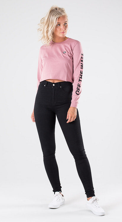 VANS Castmore Ls Crop Nostalgia Rose